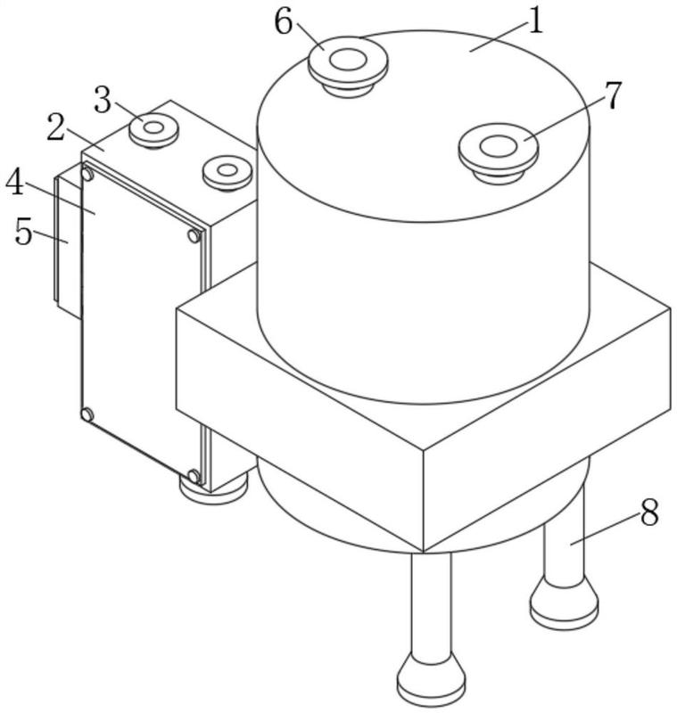 Yinchi e Sireletsa Patent bakeng sa Pompo ea Pneumatic ea Liphaephe tse peli tse nchafalitsoeng